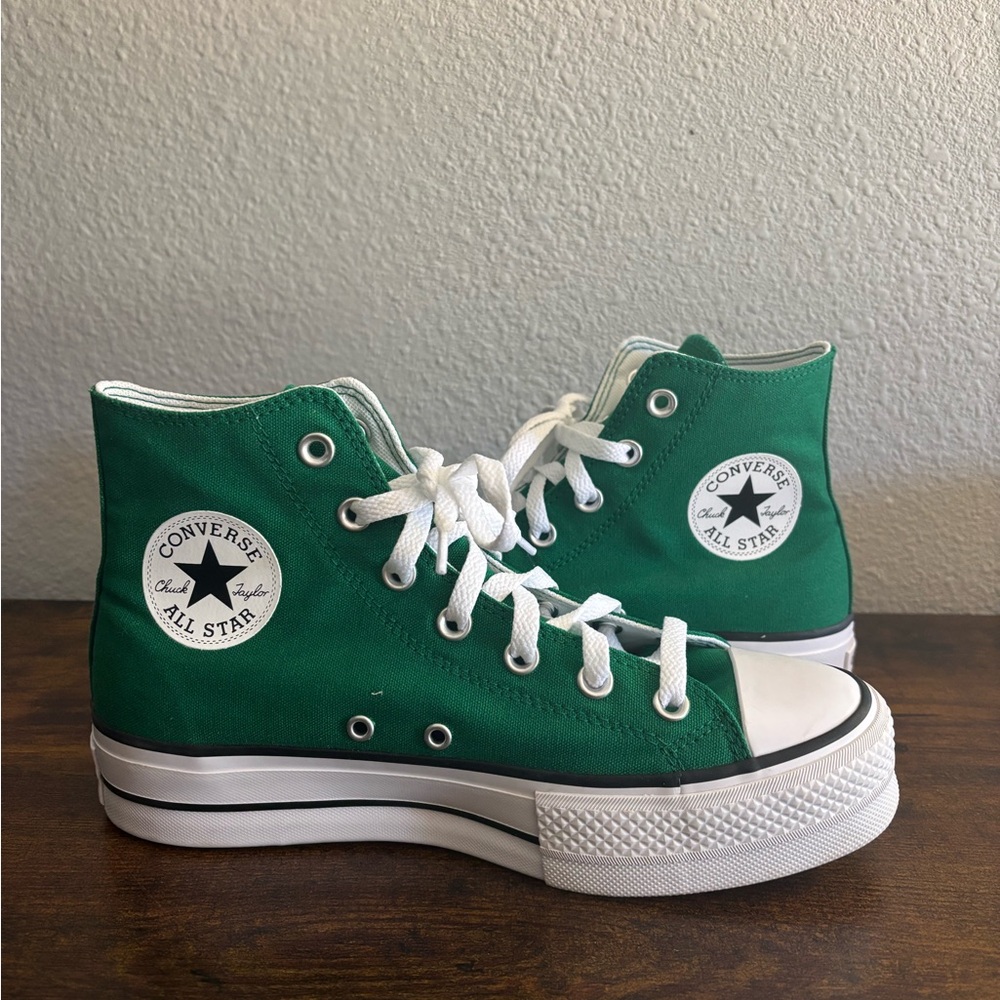Converse Green High-Top Sneakers